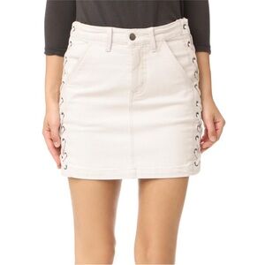 White mini skirt by ALC